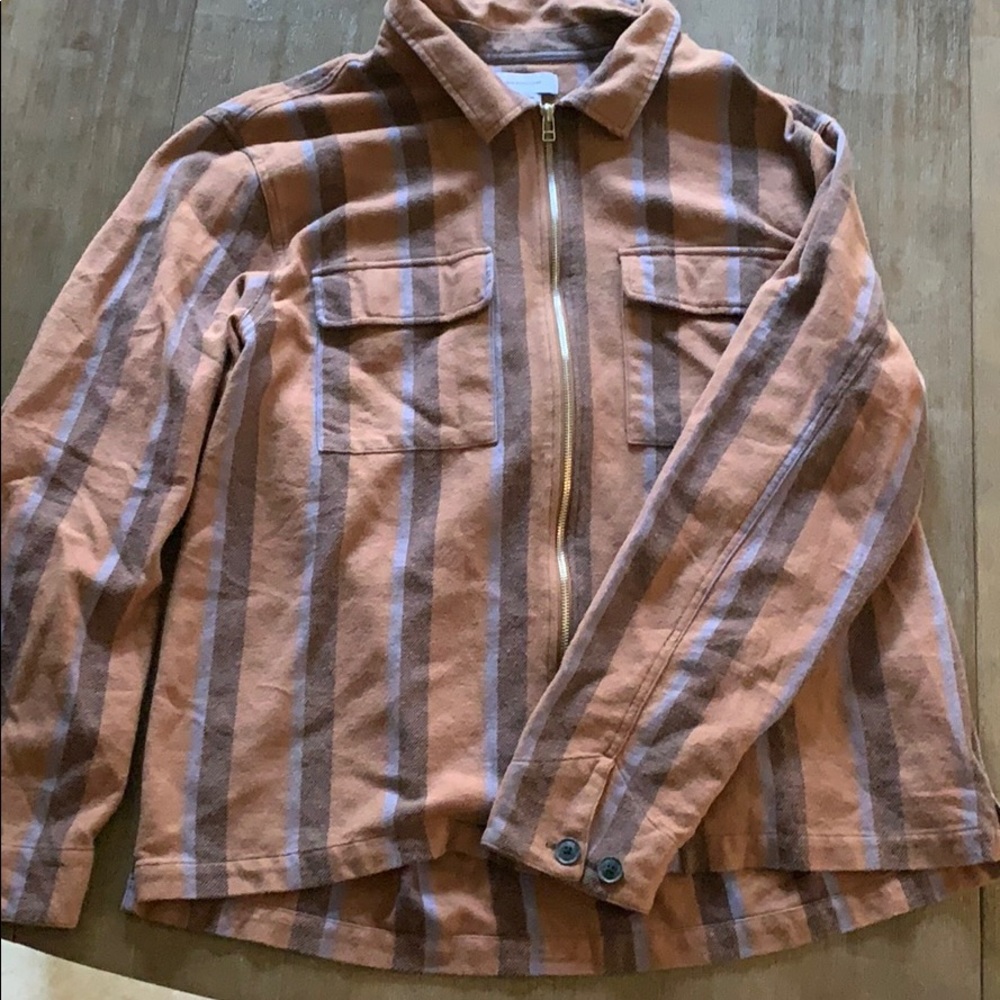 Urban Outfitters Cotton Striped Jacket